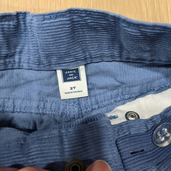 Corduroy pants with deer embroidery - Picture 5 of 6